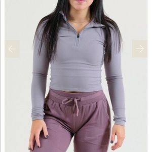 Paragon Fitwear Sedona cropped 1/4 zip